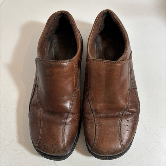 Dr. Scholl’s MaryAnne women’s brown leather slip on loafers in size 7.5 - Picture 6 of 14